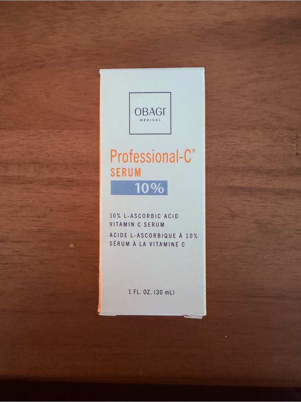Obagi Professional-C Serum 10% — White with Orange Accents